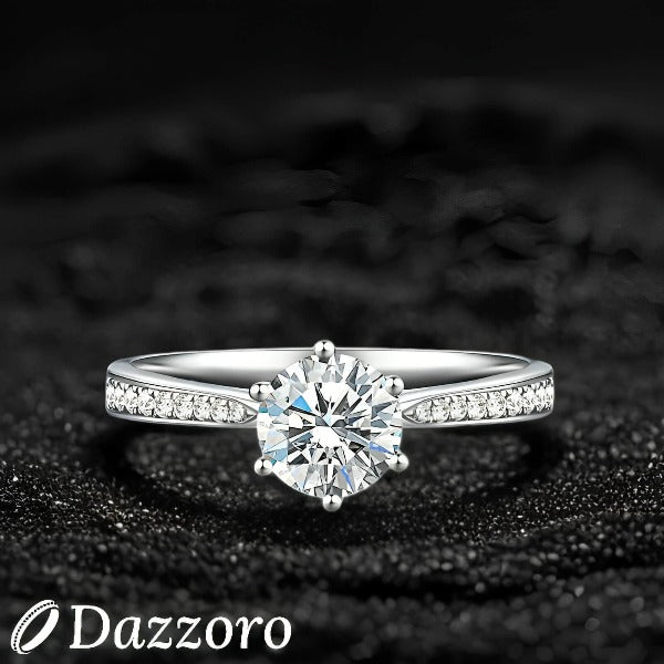 Whispering Willow Moissanite Ring