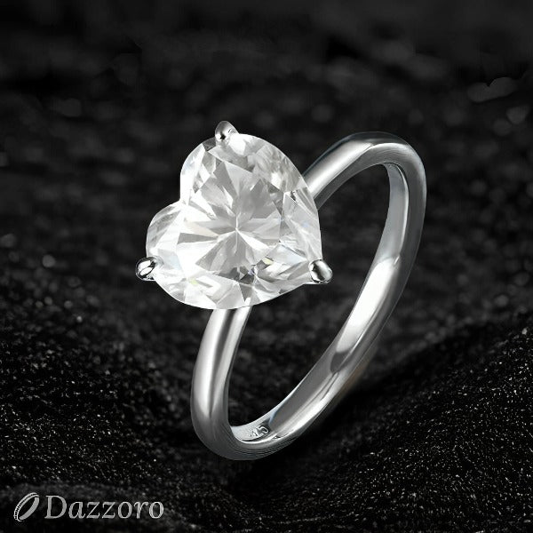 Eternal Heart Moissanite Ring